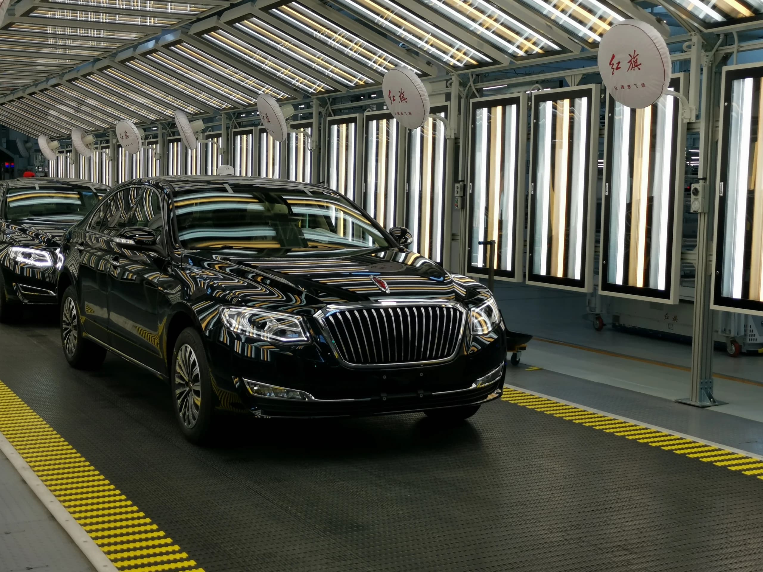 The Hongqi Experience production section